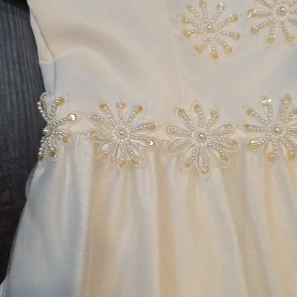 Beautiful vintage communion or flower girl dress, sz 8 - Picture 4 of 13